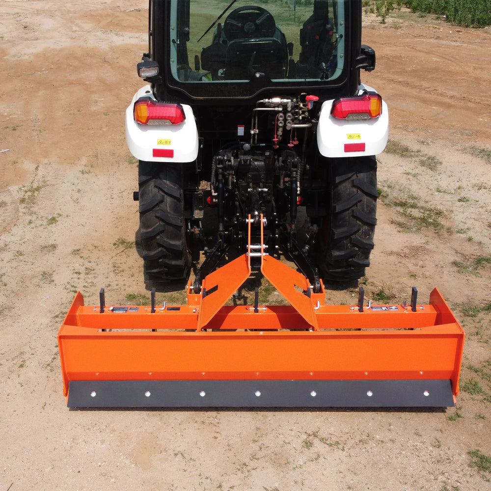 84" Box Blade Scraper with 7 Shanks 3 Point Hitch Tractor Attachment,  BB84