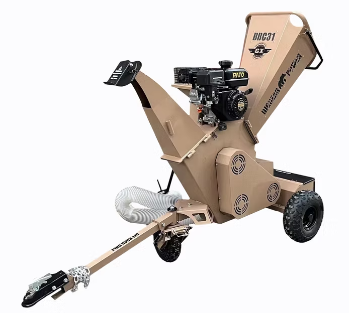 BigBear Power BBC31 Tornadic Chipper Shredder Vacuum 3 in. 7 HP Full Tree Self-Feeding New