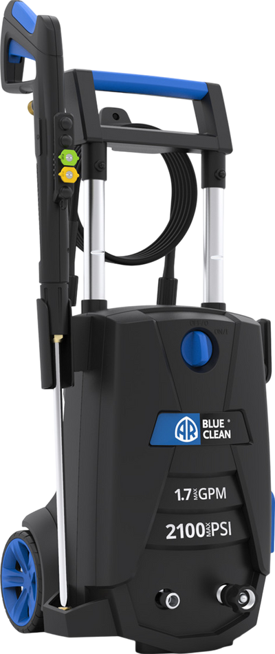 AR Blue Clean Electric Pressure Washer 2100 PSI 1.7 GPM with Total Stop System BC383HSB New