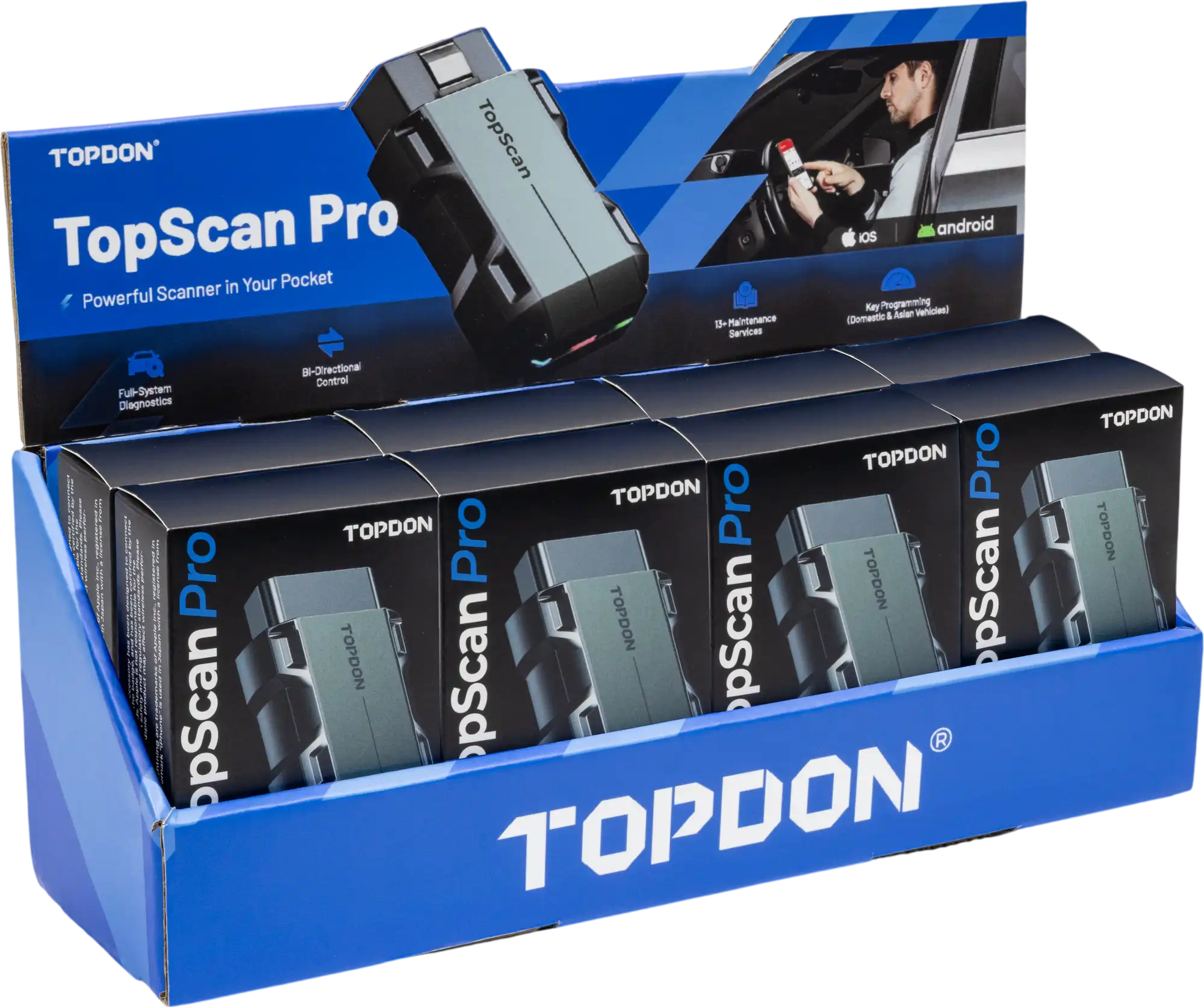 TOPDON TopScan Pro Counter Display 8 PK New