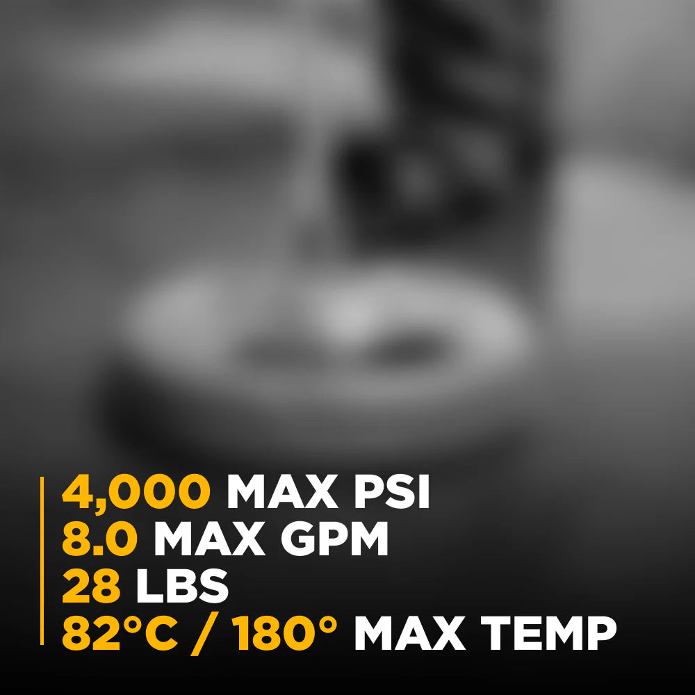 BE Whirl-A-Way Surface Cleaner 20" Dual Rotary Jets 8 GPM 4000 PSI 180°F New