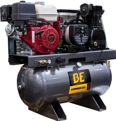 BE 3500W/4000W Generator Air Compressor 16 CFM at 175 PSI 30 Gallon New