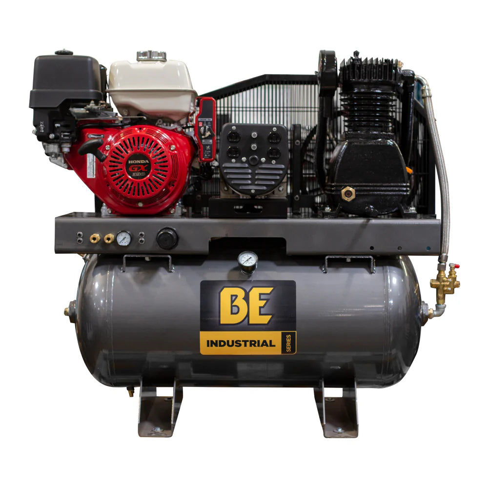 BE 3500W/4000W Generator Air Compressor 16 CFM at 175 PSI 30 Gallon New