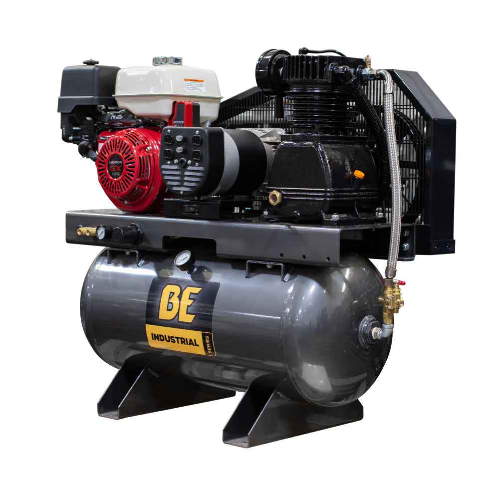 BE 3500W/4000W Generator Air Compressor 16 CFM at 175 PSI 30 Gallon New