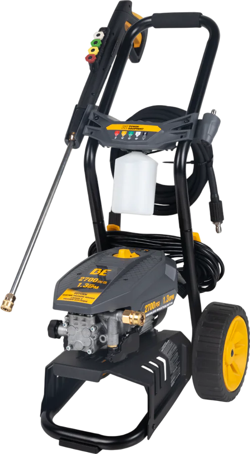 BE Electric Pressure Washer with AR Axial Pump 2700 PSI 1.3 GPM 2 HP New