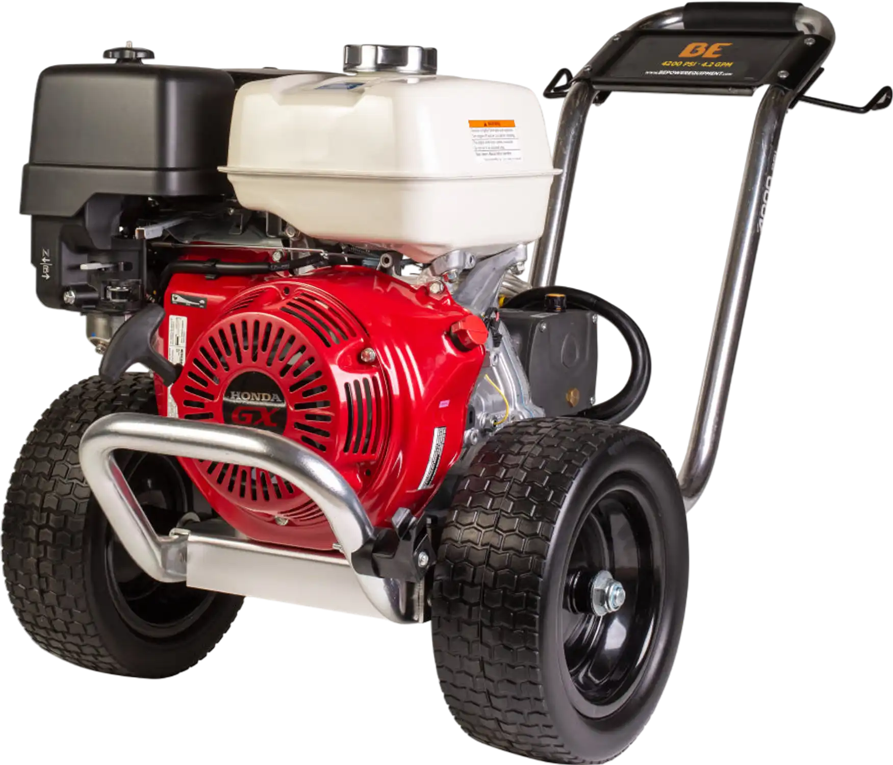 BE Gas Pressure Washer 4200 PSI 4.2 GPM Honda GX390 Engine B4213HAAS New