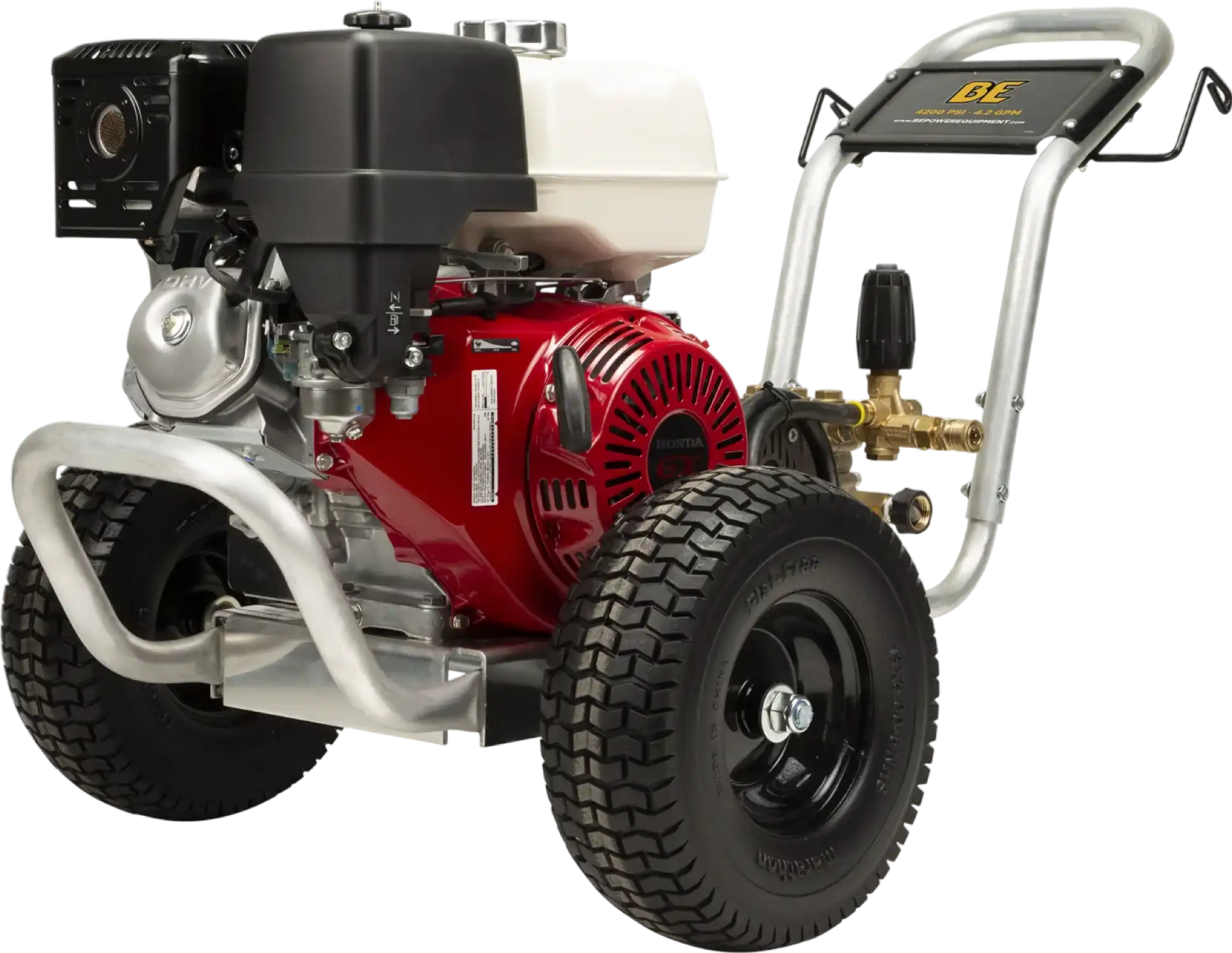 BE Pressure Washer Cold Water 4,200 PSI 4.2 GPM Honda GX390 Comet Pump B4213HABCS New