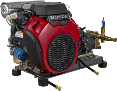 BE Pressure Washer Cold Water 4,200 PSI 8.5 GPM Honda GX690 Engine AR Triplex Pump New