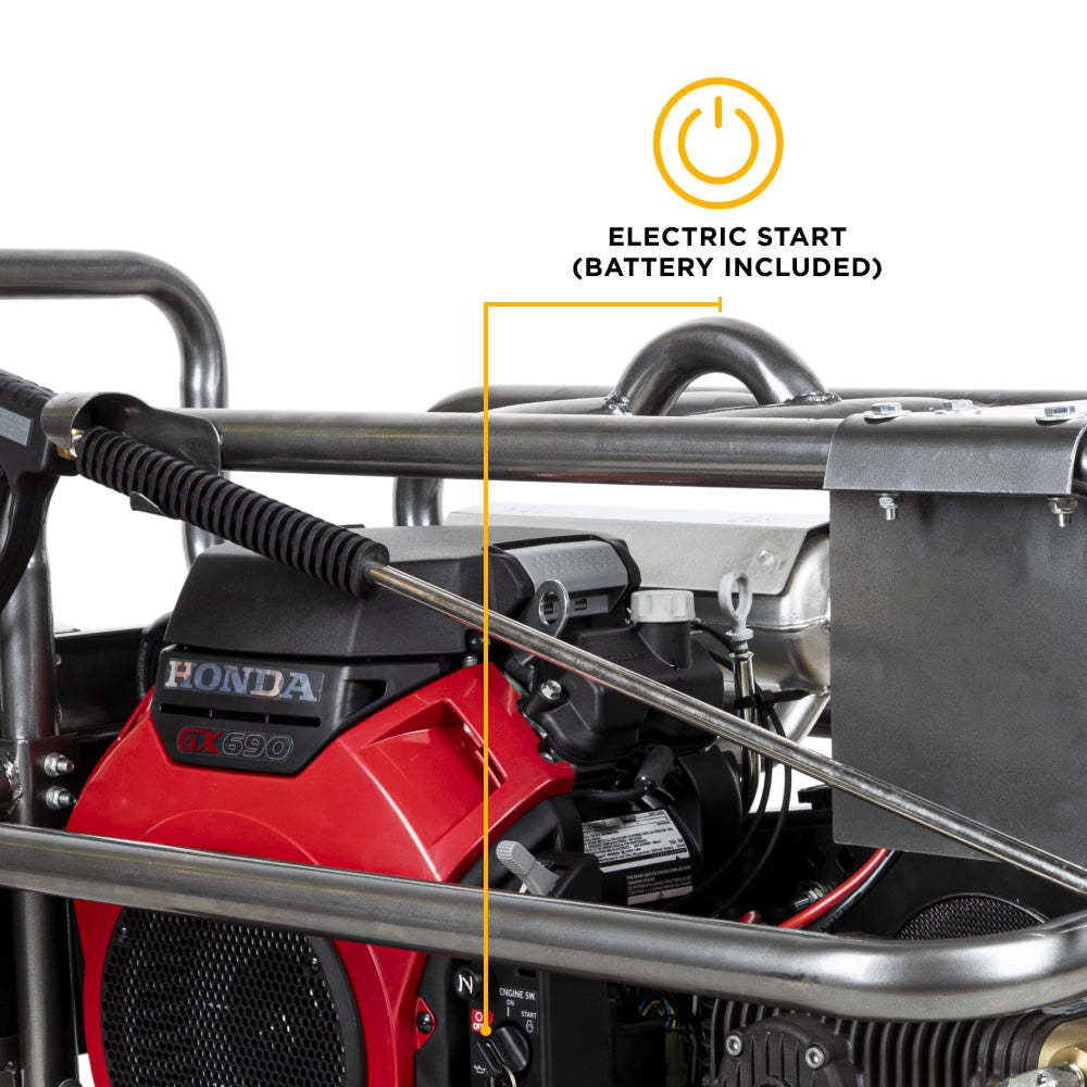 5,100 PSI 5.0 GPM Cold Water Gas Pressure Washer - B5024HEBAS