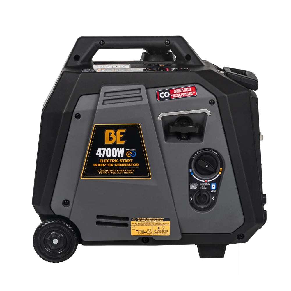 BE 3800W/4700W Digital Inverter Generator Dual-Fuel Gas Propane Powerease Engine Electric Start New