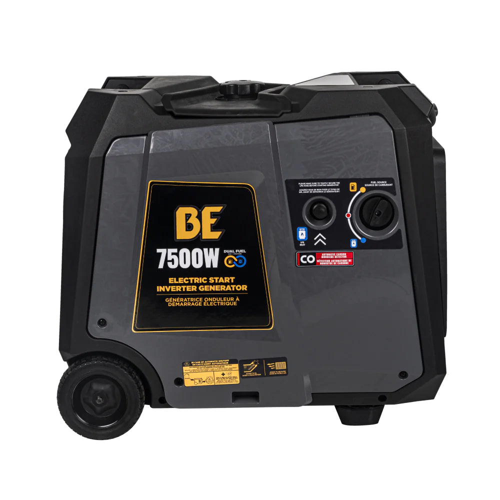 BE 6000W/7500W Digital Inverter Generator Dual-Fuel Gas Propane Powerease Engine Electric Start New