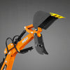 7' Tractor Backhoe Attachment with Hydraulic Thumb,  12" Bucket,  ISO/SAE Switchable Controls,  Self-Contained Hydraulic System,  3 Point Hitch Cat.1,  15-50 HP,  BH660H