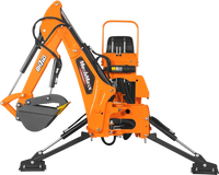 8' Tractor Backhoe Attachment with Hydraulic Thumb,  15