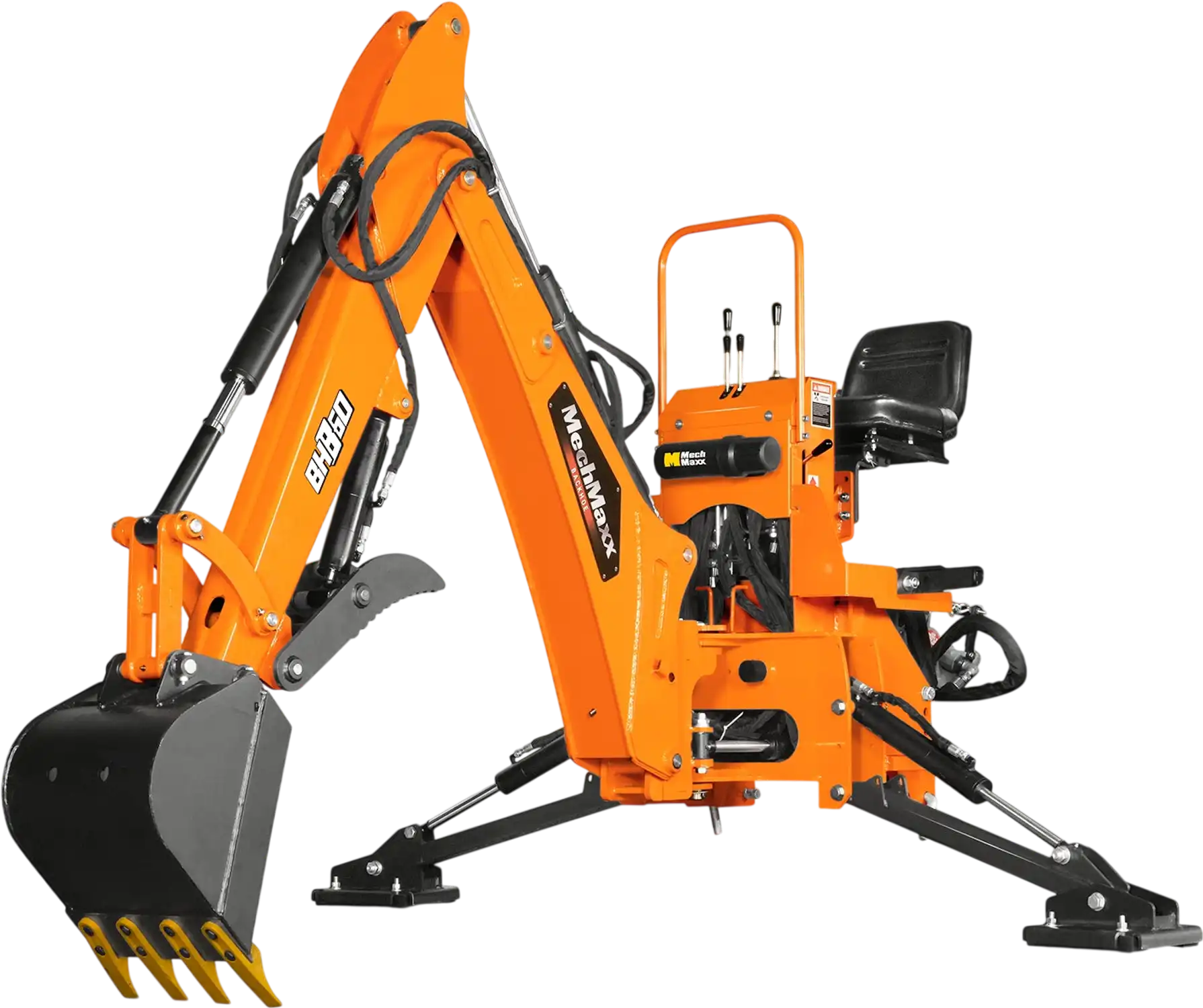 MechMaxx BH860 Tractor Backhoe Attachment 9' Hydraulic Thumb 15
