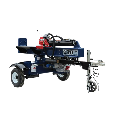Iron and Oak Log Splitter 30 Ton Vertical/Horizontal Tow Behind Portable Gas with Honda GX270 Engine BHVH3018GX New