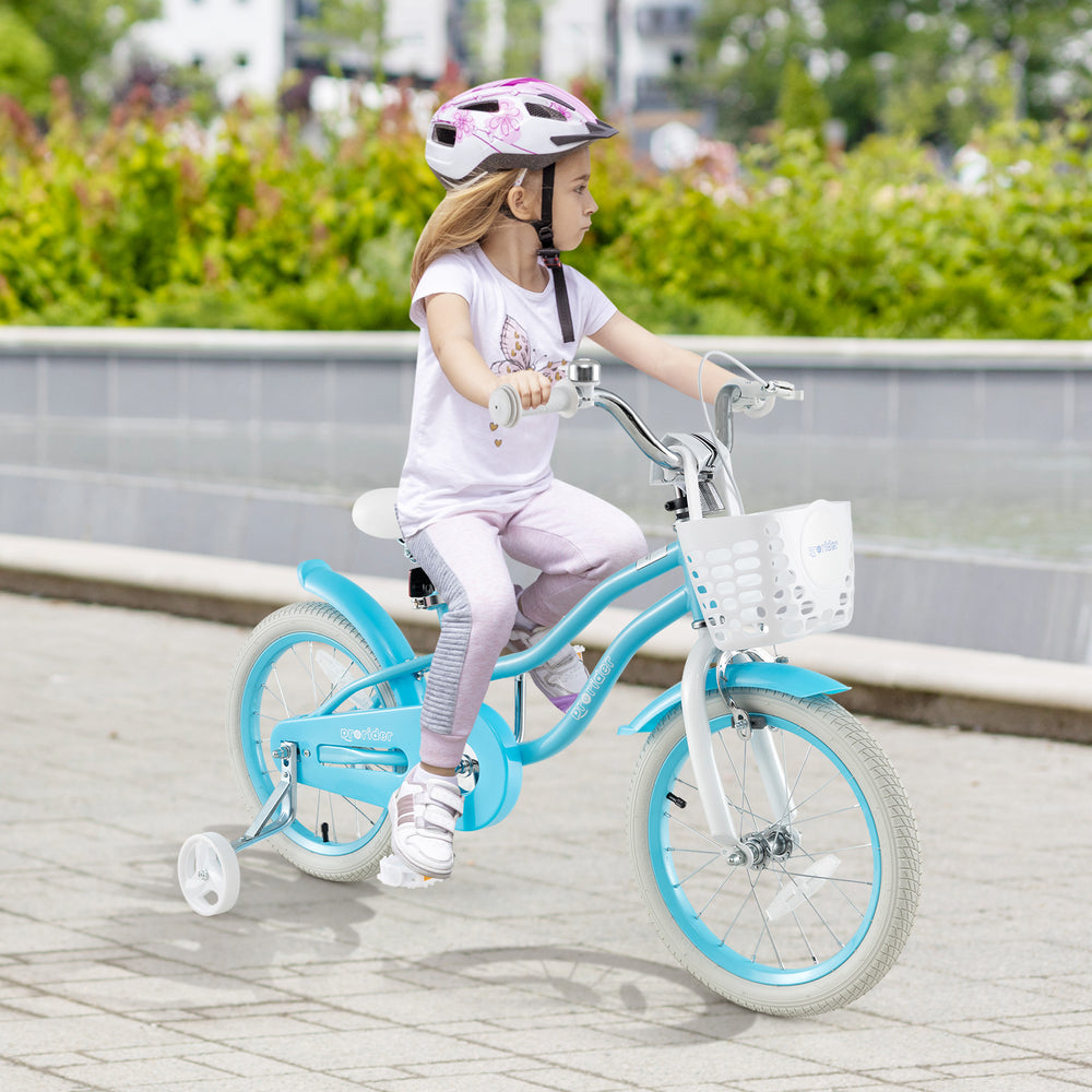 14/16/18 Inch Kids Bike with Dual Brakes and Adjustable Seat-16 inches - Gallery View 1 of 9