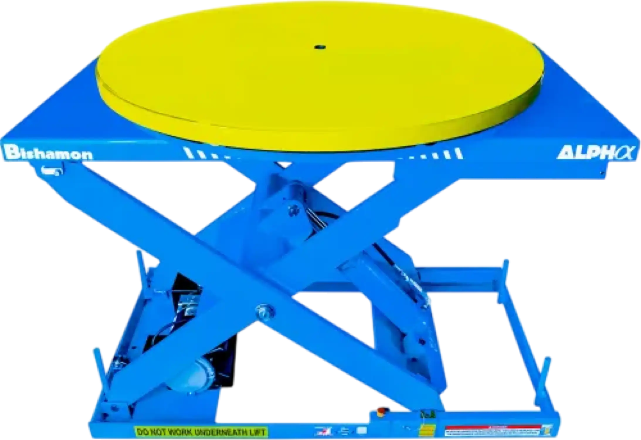 Bishamon L22K-TT Alpha Electric-Hydraulic Lift Table Single Scissor Manual 2,200 Lbs Load New