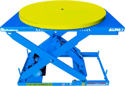Bishamon L22K-TT Alpha Electric-Hydraulic Lift Table Single Scissor Manual 2,200 Lbs Load New