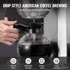 Vevor 12-Cup Commercial Drip Coffee Maker with 3 Glass Carafes and Warming Plates New