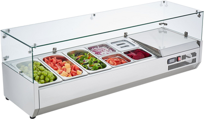 Vevor Refrigerated Condiment Prep Station 51.3