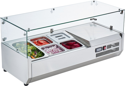 Vevor Refrigerated Condiment Prep Station 39.1