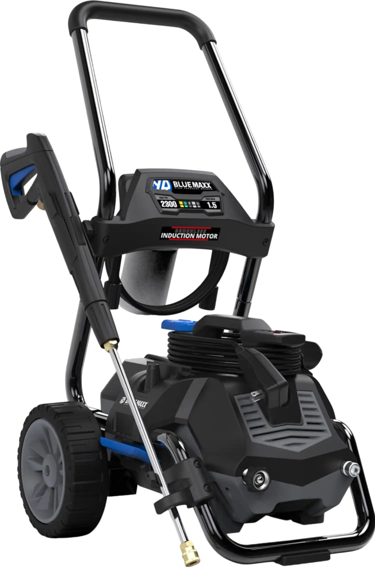 AR Blue Clean Maxx Electric Pressure Washer 2300 PSI 1.5 GPM with Total Stop System BM2300B New