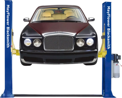 Mayflower Tools Blacksmith Two Post Car Lift Floor Plate Max Lift Height 71