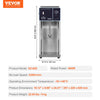 Vevor Ice Cream Blender 400W High Speed 4200 RPM Mixer Stainless Steel with 3 Cup Ring Sizes New