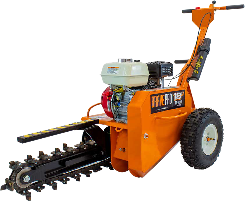 Brave Compact Trencher with Shark Chain 18