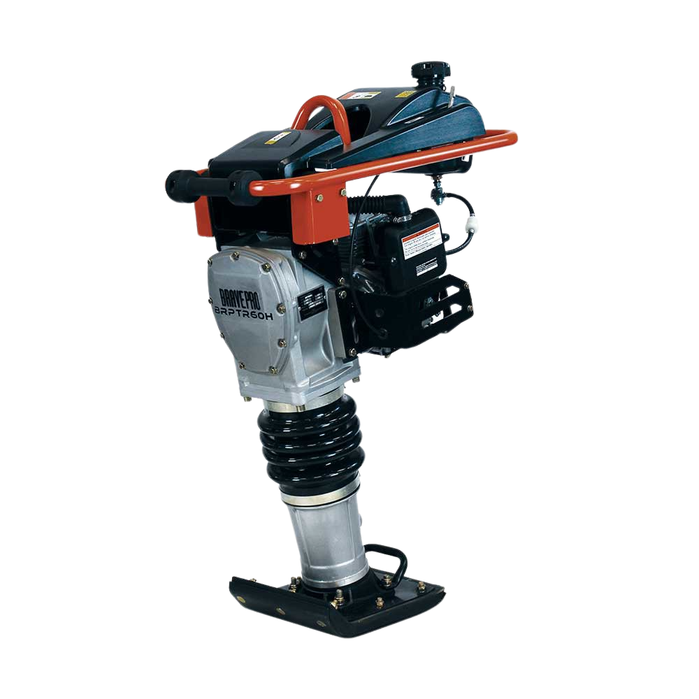 Brave Tamping Rammer 10.7 kN with Honda GX100 2405 lbs Impact Force 100cc BRPTR60H New
