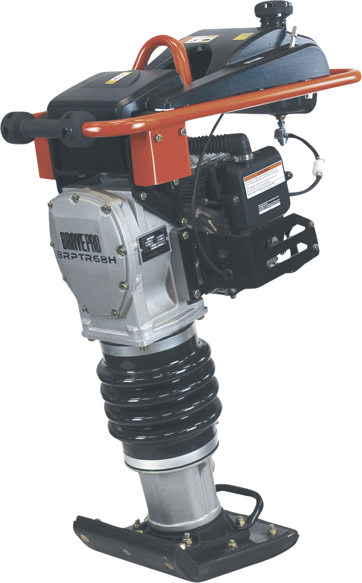 Brave Tamping Rammer 12.8 kN with Honda GX100 2878 lbs Impact Force 100cc BRPTR68H New