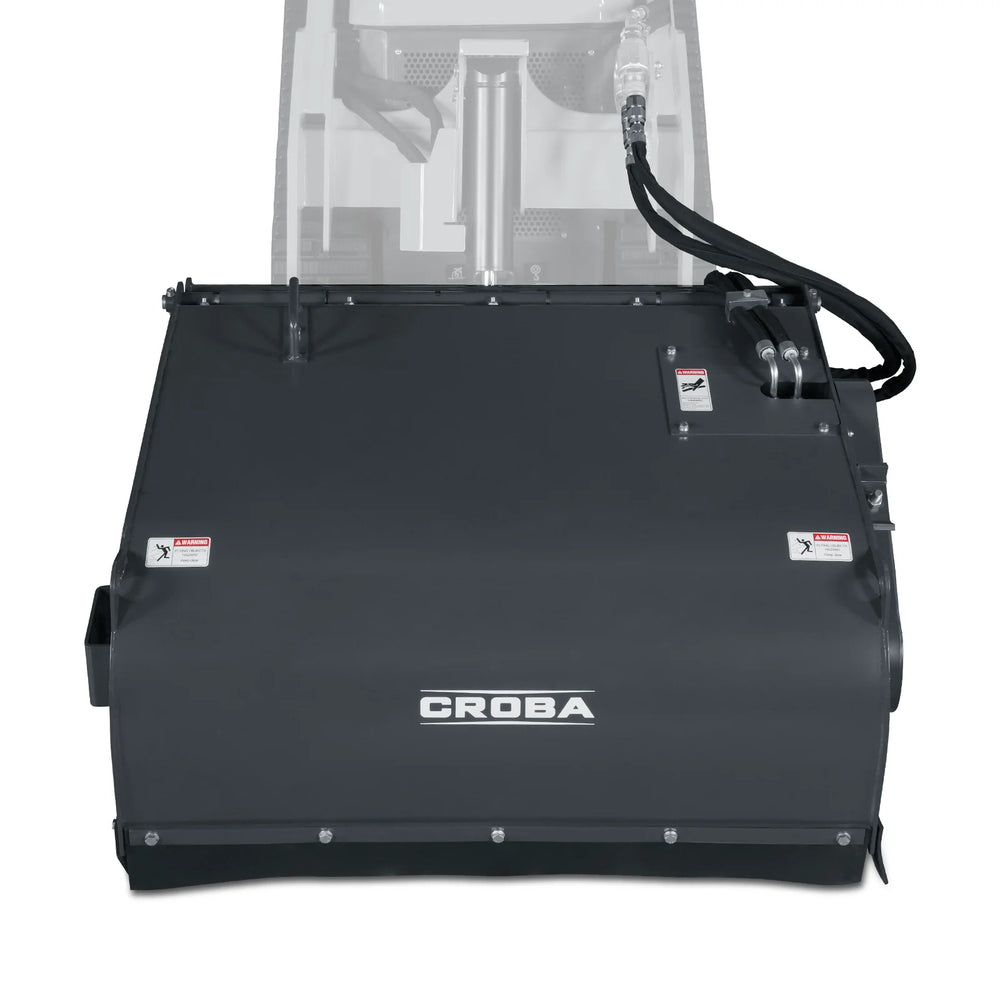 40'' Working Width Mini Skid Steer Box Broom Sweeper