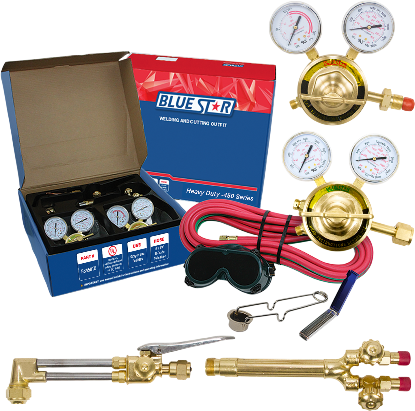 Blue Star BS450TO Heavy Duty Torch Outfit 450 Series New