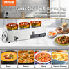 Vevor Electric Soup Warmer 3 Pot 7.4 Qt. with Lids 1200W Commercial Bain Marie with Anti-Dry Burn Stainless Steel New