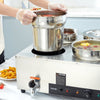 Vevor Electric Soup Warmer 4 Pot 7.4 Qt. with Lids 1500W Commercial Bain Marie with Anti-Dry Burn Stainless Steel New
