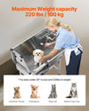 Vevor Dog Grooming Tub 34" Stainless Steel Anti-Slip Stairs Dual-Control Faucet New