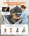 Vevor Dog Grooming Tub 38" Stainless Steel Anti-Slip Stairs Showerhead Leak-Proof New