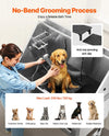Vevor Dog Grooming Tub 50" Stainless Steel with Anti-Slip Stairs and Dual-Control Faucet New