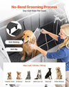 Vevor Dog Grooming Tub 50" Stainless Steel with Anti-Slip Ramp and Dual-Control Faucet New