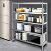 Vevor 5-Tier Storage Shelf 70.9" x 17.7" x 70.9" Stainless Steel 1650 Lbs. Capacity Adjustable Height New