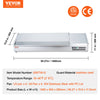 Vevor Refrigerated Condiment Prep Station 58.2" with Removable Lid 150W Stainless Steel New