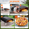 Vevor Pizza Oven 13" Outdoor Gas Powered with 210° Rotating Stone 1000°F Max Temperature Black New