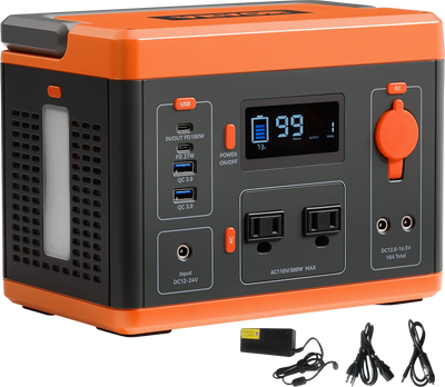 Vevor 296Wh/300W Portable Power Station Lithium Battery Solar Generator New