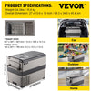 Vevor Portable Refrigerator 47.5 Qt 12V Dual Zone -4°F to 68°F Adjustable Temperature New