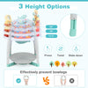 5-in-1 baby activity center with adjustable height, removable toys, and comfortable seat for interactive play.