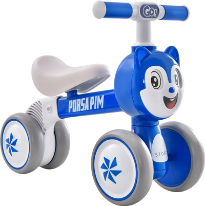 Costway Baby 4-Wheel Balance Bike Lightweight No Pedal 89085022 New