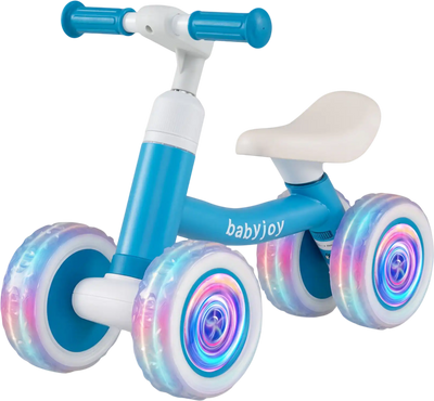 Costway Baby Balance Bike Adjustable Handlebar Seat Lighting Wheels 67832243 New
