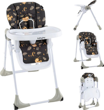 Costway 3-In-1 Convertible Baby High Chair Double Food Tray 56314972 New