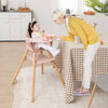 6-in-1 Baby High Chair with Removable Dishwasher and Safe Tray-Pink - Gallery View 1 of 10