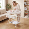 Baby Storage Foldable Diaper Changing Table-Beige - Gallery View 1 of 10